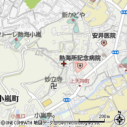 静岡県熱海市小嵐町13-29周辺の地図