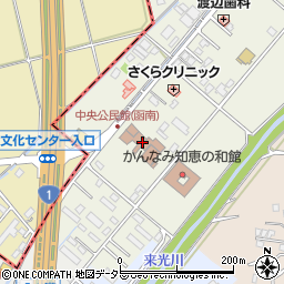函南町文化センター周辺の地図