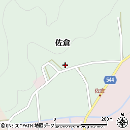 兵庫県丹波篠山市佐倉220-1周辺の地図