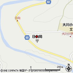 静岡県静岡市葵区日向684周辺の地図