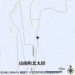 兵庫県丹波市山南町北太田235周辺の地図