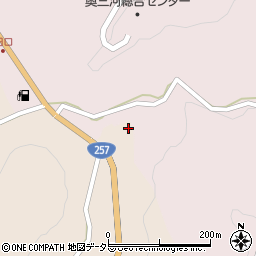 愛知県北設楽郡設楽町清崎松洞周辺の地図