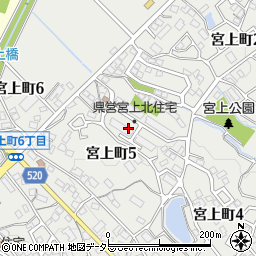県営宮上北住宅周辺の地図