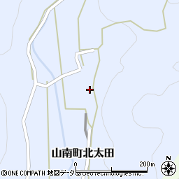 兵庫県丹波市山南町北太田228周辺の地図