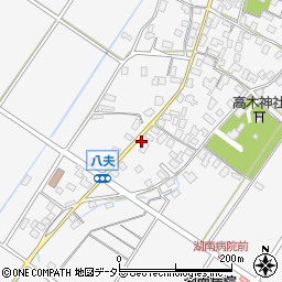 滋賀県野洲市八夫1355周辺の地図