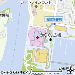 名古屋港水族館周辺の地図