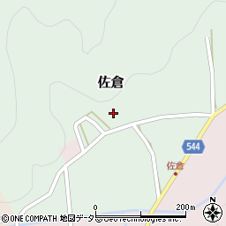 兵庫県丹波篠山市佐倉221周辺の地図