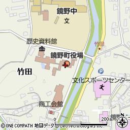 鏡野町役場　総合政策室周辺の地図