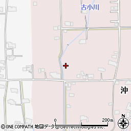 岡山県苫田郡鏡野町沖121周辺の地図
