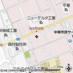 三島梅名郵便局 ＡＴＭ周辺の地図