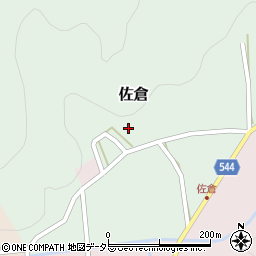 兵庫県丹波篠山市佐倉220周辺の地図