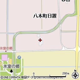 京都府南丹市八木町日置フジ田周辺の地図