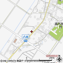 滋賀県野洲市八夫1367-1周辺の地図