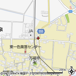 三重県いなべ市員弁町東一色609-3周辺の地図