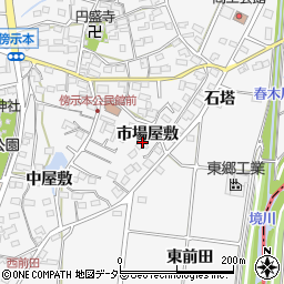 愛知県愛知郡東郷町春木市場屋敷1167周辺の地図