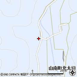 兵庫県丹波市山南町北太田91周辺の地図