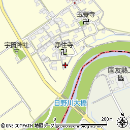 滋賀県近江八幡市東川町560周辺の地図