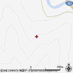 愛知県北設楽郡東栄町中設楽ホトケドチ周辺の地図