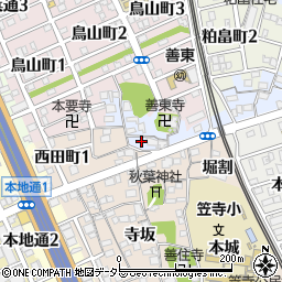 愛知県名古屋市南区笠寺町迫間45周辺の地図