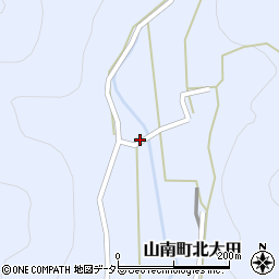 兵庫県丹波市山南町北太田61周辺の地図