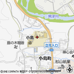 静岡市　小島児童クラブ周辺の地図