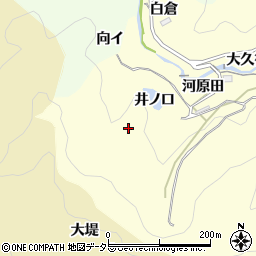愛知県豊田市国谷町井ノ口周辺の地図