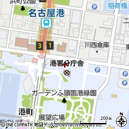 名古屋税関保税会周辺の地図