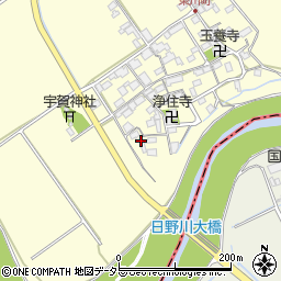 滋賀県近江八幡市東川町571周辺の地図