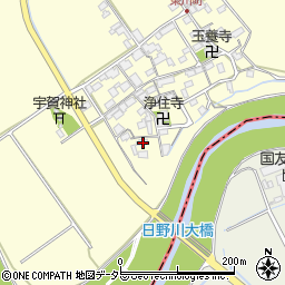 滋賀県近江八幡市東川町575周辺の地図