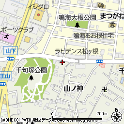 愛知県名古屋市緑区鳴海町（大根）周辺の地図