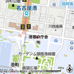 名古屋通関業会周辺の地図