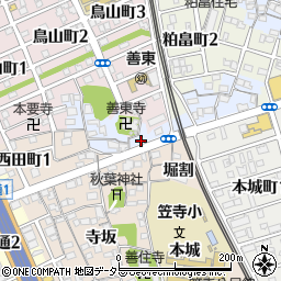 愛知県名古屋市南区笠寺町迫間38周辺の地図