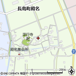 三重県桑名市長島町殿名763周辺の地図