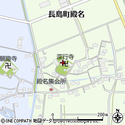 三重県桑名市長島町殿名891周辺の地図