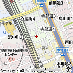 愛知県名古屋市南区立脇町5丁目22周辺の地図