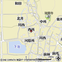 京都府南丹市八木町氷所西所周辺の地図