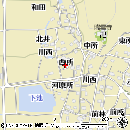 京都府南丹市八木町氷所（西所）周辺の地図