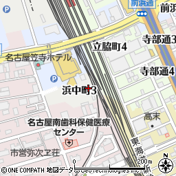 愛知県名古屋市南区浜中町周辺の地図