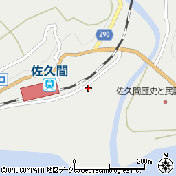 静岡県浜松市天竜区佐久間町佐久間2331周辺の地図