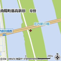 庄内新川橋周辺の地図
