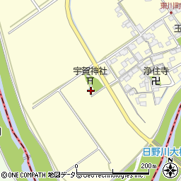 滋賀県近江八幡市東川町743周辺の地図