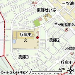愛知県東郷町（愛知郡）兵庫周辺の地図