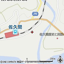 静岡県浜松市天竜区佐久間町佐久間2354周辺の地図