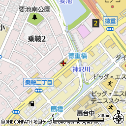 愛知トヨタＷＥＳＴ　徳重北店周辺の地図