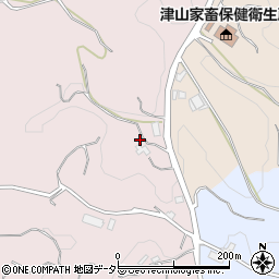 岡山県津山市下高倉東786周辺の地図