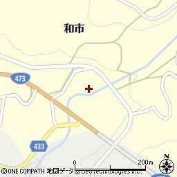 愛知県設楽町（北設楽郡）和市（清水）周辺の地図