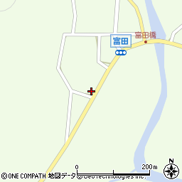 兵庫県丹波市山南町小野尻富田602-1周辺の地図