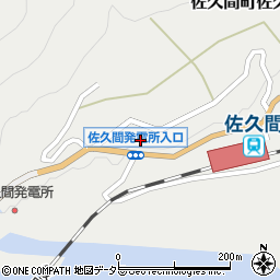 静岡県浜松市天竜区佐久間町佐久間2660周辺の地図