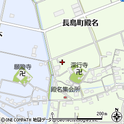 三重県桑名市長島町殿名690-1周辺の地図