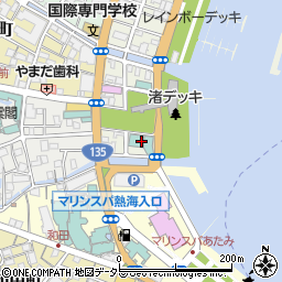 熱海玉の湯ホテル周辺の地図